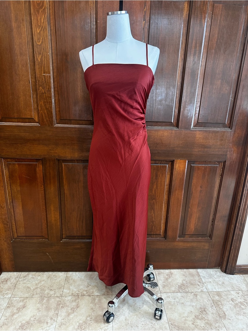 House of Harlow Rust slip dress